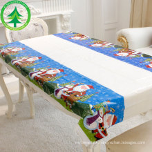 New Christmas decorations cartoon PVC Christmas tablecloth Christmas decoration tablecloth wholesale